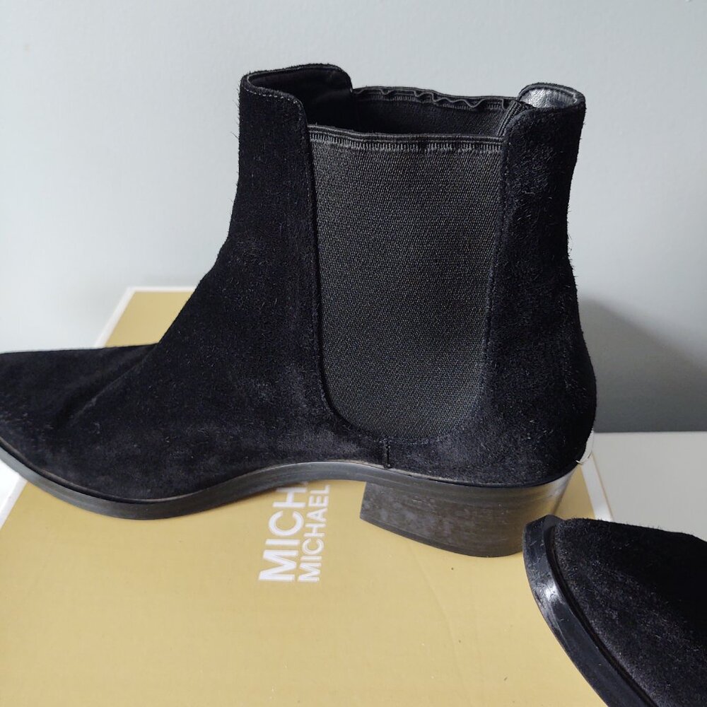 MICHAEL KORS LOTTIE FLAT BOOTIE SUEDE SIZE 9.5 - Picture 12 of 15